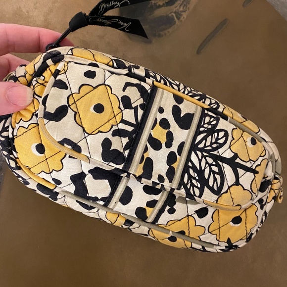 Vera Bradley LEOPARD Mini Bag Makeup Mirror Clutch Purse Bag - Picture 3 of 5